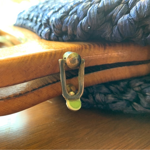 Vintage Japanese woven purse - Picture 3 of 16